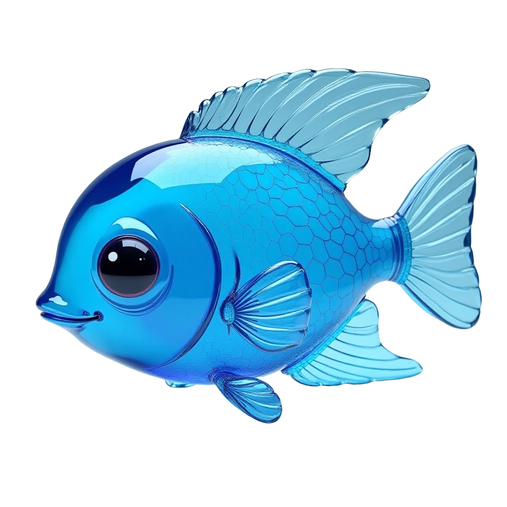 Blue Fish Toy